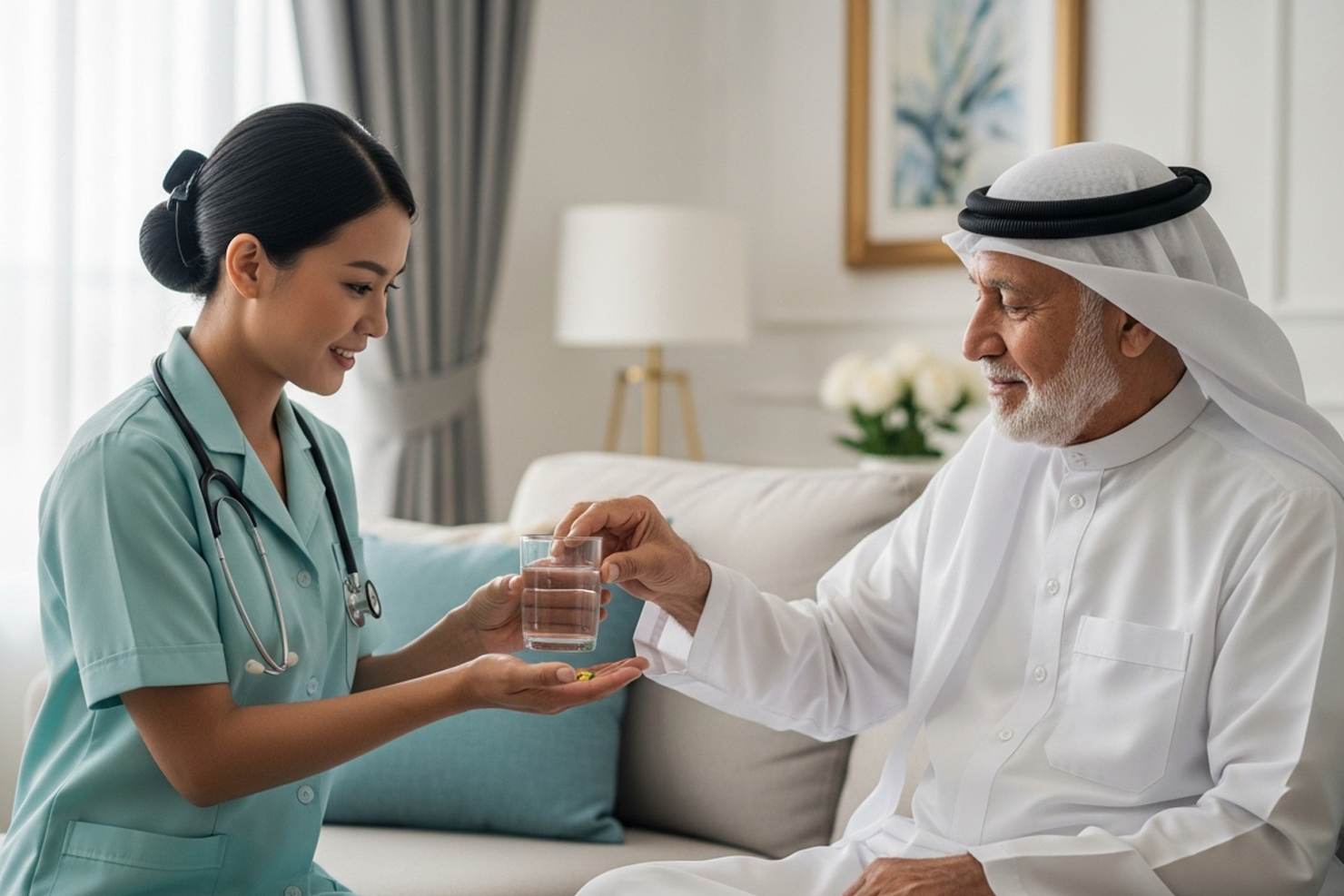 Home nursing services Qatar